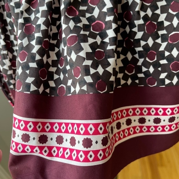 Kate Spade NWT Floral Tile Peplum Top in Rambling Rose size extra small - Picture 5 of 9